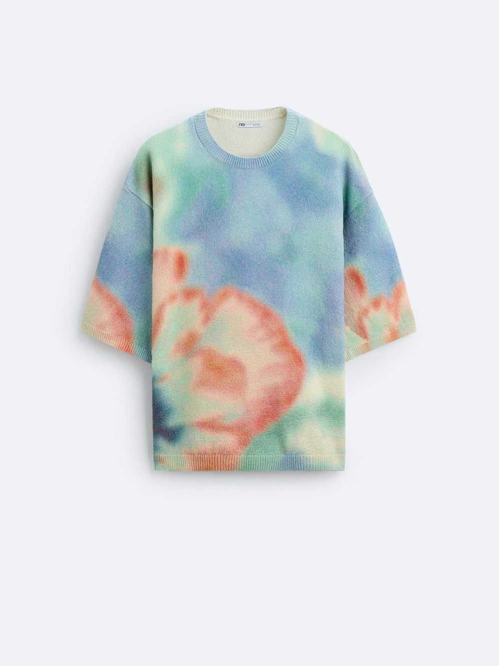 Men’s tie-dye shirt / short sleeve sweater